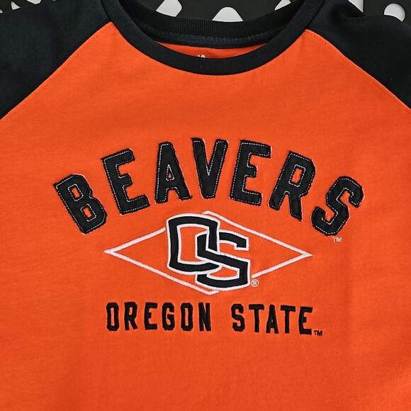 Knight Apparel Oregon State Beavers Long-Sleeve Shirt FLAWS | Men's Large - Picture 13 of 16